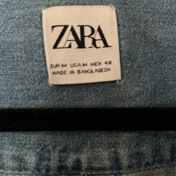 Zara men Denim flannel - Picture 2 of 2
